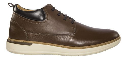 Bota Tênis Masculino Em Couro Soft Ocre - Ref 38450