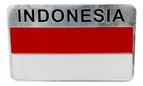 Lu30 Emblema Bandera Indonesia Pais Auto Camioneta Camion