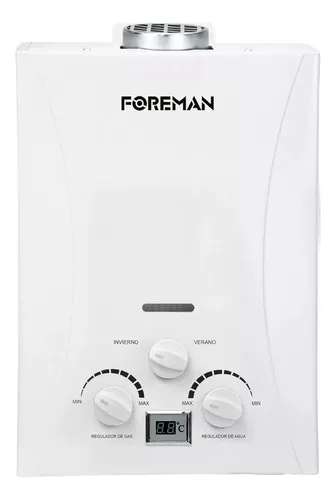 comprar Calentador De Agua Instantáneo A Gas Lp 6l Por Minuto Blanco