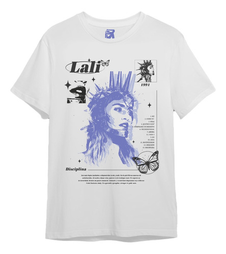 Remera Lali Disciplina Tour 1  - Van Gogh Uy