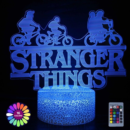 Luz Nocturna Led Stranger Things, 7 Colores Cambiantes