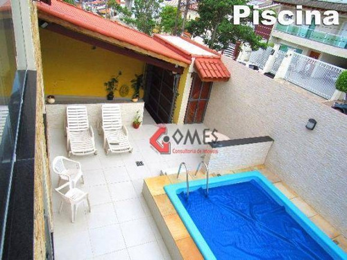 Imagem 19 de 20 de Sobrado Residencial À Venda, Parque Dos Pássaros, São Bernardo Do Campo. - So0696