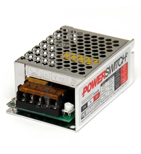 Imagen 2 de 4 de Pack 3 Fuente Switching 12v 3a 36w Metalico