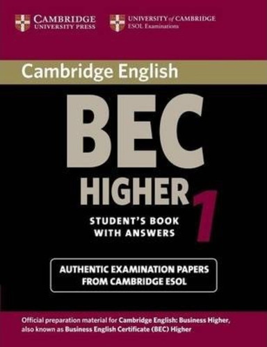 Cambridge Bec Higher 1 Student`s With Answers / Vvaa
