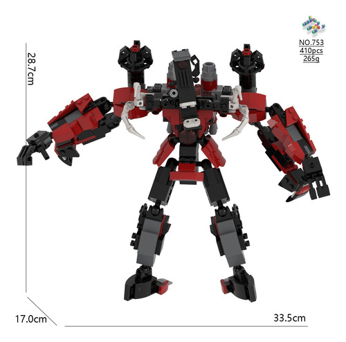 Monitor Man Y Toilet Man Block Toys