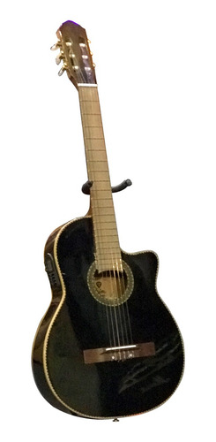 Guitarra Criolla Clasica Racker Plus 708 Con Microfono Y Eq