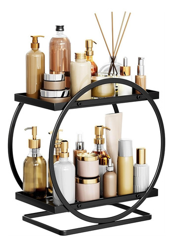 2 Capas Caja De Almacenamiento Maquillaje De Gran Capacidad