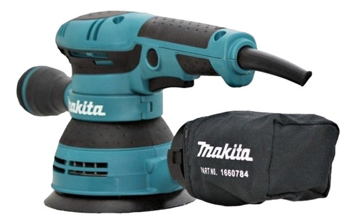 Lixadeira   roto orbital Makita BO5040  azul-turquesa 300W 127V