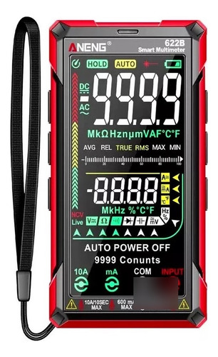 Multimetro Aneng 622b Auto Rango Capacimetro Inteligente