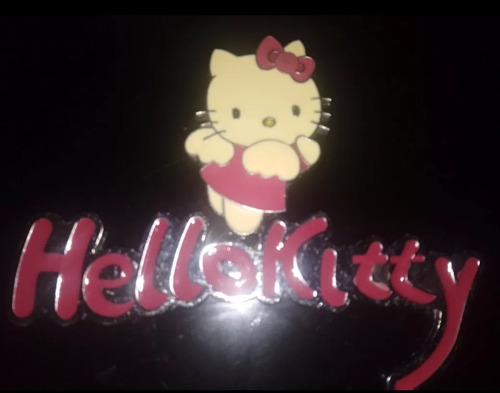 Hello Kitty Emblema Cromado Para Carro 