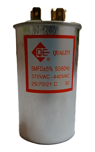 Capacitor Condensador Aire Acondicionado De 5 Mfd