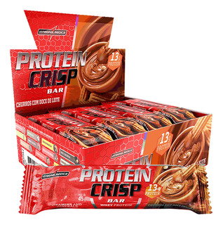 Barra de Proteína Whey Crisp Churros 12un Integralmedica - Energia para o Dia, Fonte de Proteína e Textura Irresistível
