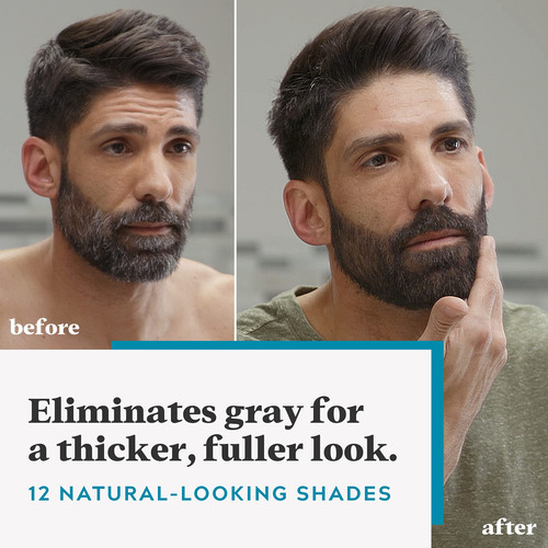 Tintura De Barba Apenas Para Homens Bigode E Barba Castanho