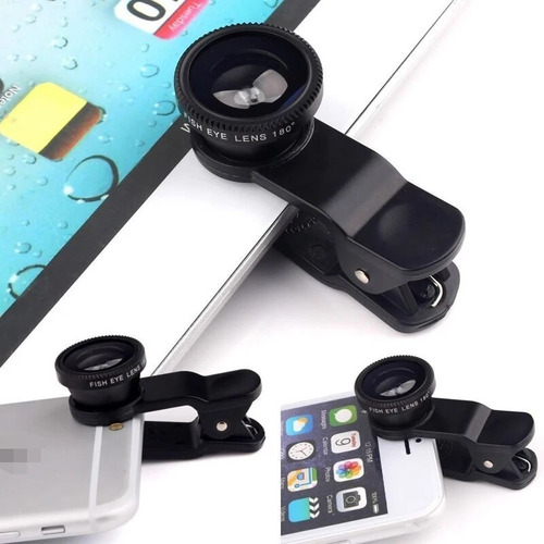 Lente Gran Angular Inteligente Silver Clip-on 180 Fisheye