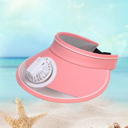 Gorro En L Con Ventilador Para Mujer, Sombrero Con Visera Pa