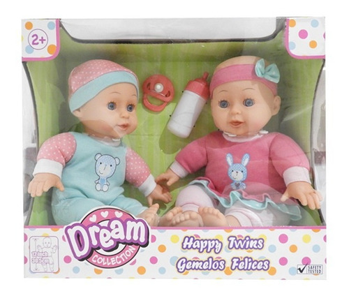 Dream Collection Muñeca 30 Cm Gemelos Felices 17227 E. Full