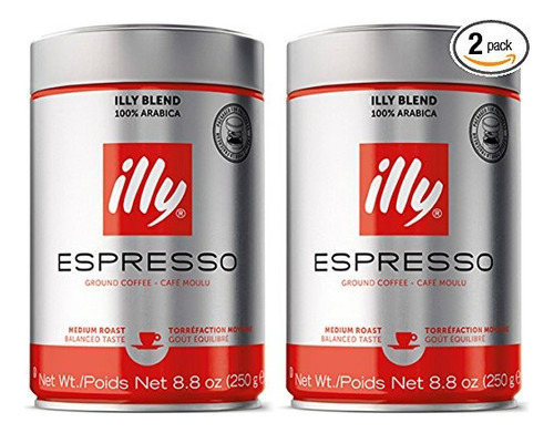 Illy Espresso Tierra Tierra Media Asado, 8,8 Oz (paquete De 