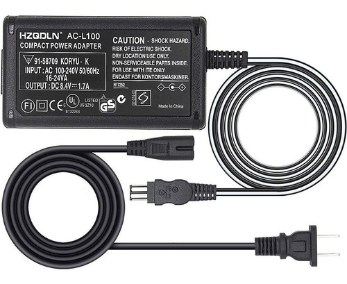 Hzqdln Ac Power Adaper Cargador Cable Us Para Sony