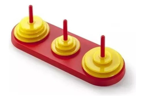 Imagen 2 de 5 de Juego De Ingenio Torre Hanoi Original Ruibal Playking