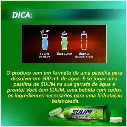 Suum Tangerina Repositor Isotonico Eletrolítico 10 Pastilhas