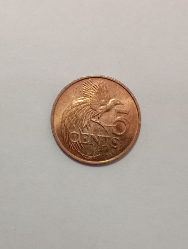 Moneda Trinidad Y Tobago 5 Cents 2005 Ave (&1597 (Usado)