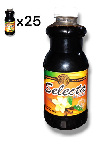 Extracto De Vainilla 25 Piezas De 250ml