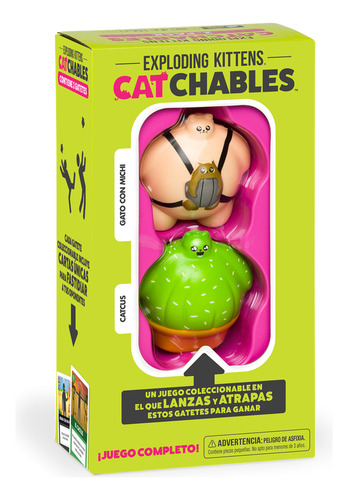 Exploding Kittens Catchables Gato Con Michi Y Catcus / Diver