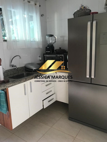 Imagem 8 de 14 de Jmp-20 Casa De 3 Quartos, Área Gourmet E Piscina Em Unamar