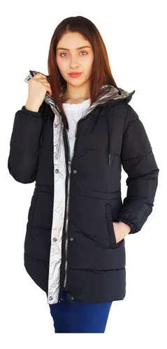 Chamarra Chaqueta Abrigo Mujer Forrado Invierno Moda 0002