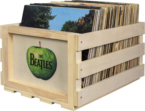 Caja De Almacenamiento De Discos De Vinilo Ac1004aap Qu...