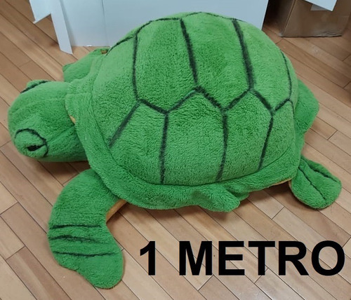 Tartaruga Verde Pelucia Grande Com 1 Metro Pronta Entrega