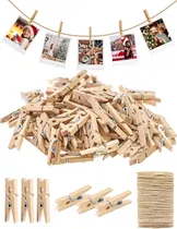 Comprar Broches De Madera Naturales Para Ropa, 150 Unidades, 2,5 Cm