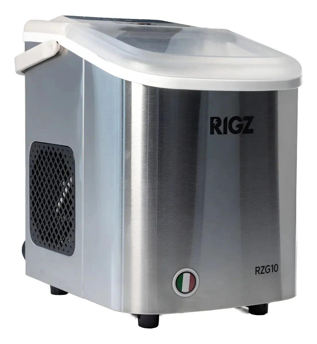 Máquina De Gelo Turbo Ice Pronto Em Até 8 Minutos Faz 12kg Prateado