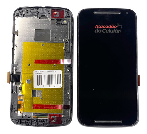 Display Touch Compativel Moto G2 Xt1069 C/aro Premium