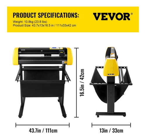 Máquina Plotter Para Vinilo Pantalla Lcd De Corte Automático