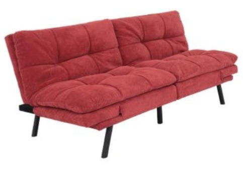 Imagen 2 de 6 de Sofá Cama Reclinable Rojo Importados Envío A Provincia