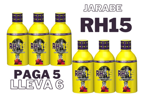Jarabe Rh15 Frutos Rojos R13 - mL a $60