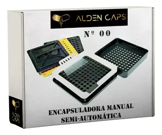 Encapsuladora Manual Nº 00 Semi Automática Em Abs 100 Cápsulas Por Ciclo