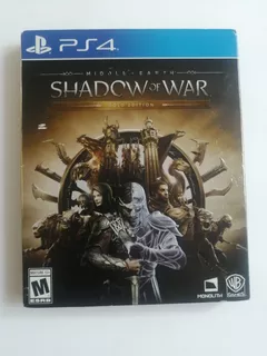 Shadow Of War Gold Edition Steelbook Ps4