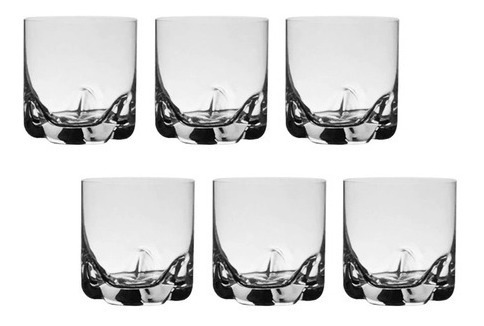 Vaso De Whisky Cristal Bohemia Original Trio Set X 6 400ml