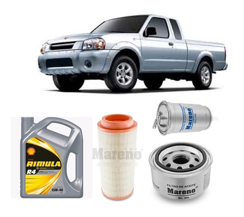 Kit 3 Filtros Nissan Frontier Xterra 2.8 Mwm Y Rimula R4 X8