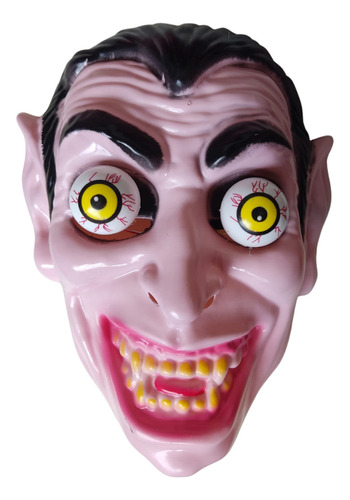 Máscara Drácula Olhos Saltados Led Halloween - Fantasia