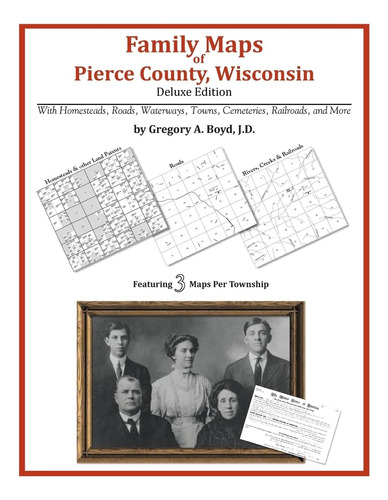 Libro: En Ingles Family Maps Of Pierce County, Wisconsin