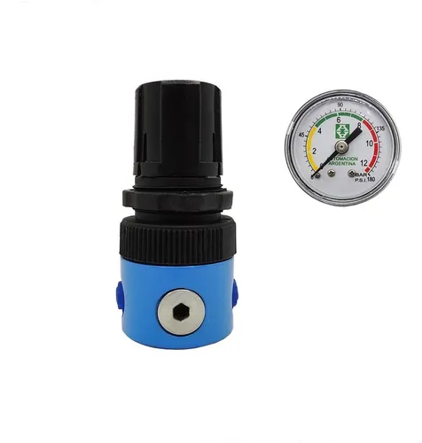 Reguladora De Presión Neumática 1/8'' Compresor Epn-702-03-2