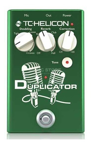 Pedal De Efectos De Voz Y Armonía Tc Helicon Duplicator