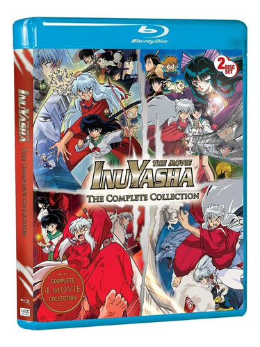 Inuyasha Coleccion Completa Boxset 4 Peliculas Blu-ray