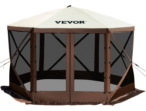 Vevor Pop-up Camping Gazebo Camping Canopy Shelter 6 Sided