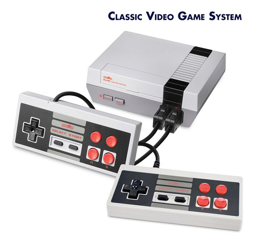 Consola De 8 Bits Retro Nes Av Plug Play Con 500 Juegos