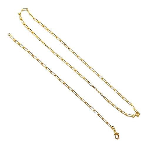 Conjunto Oro Amarillo Laminado 18k Gargantilla Y Pulsera 