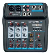Comprar Consola Mixer 4 Canales Audio Bt Mp3 Phantom 48v Mic Usb  
